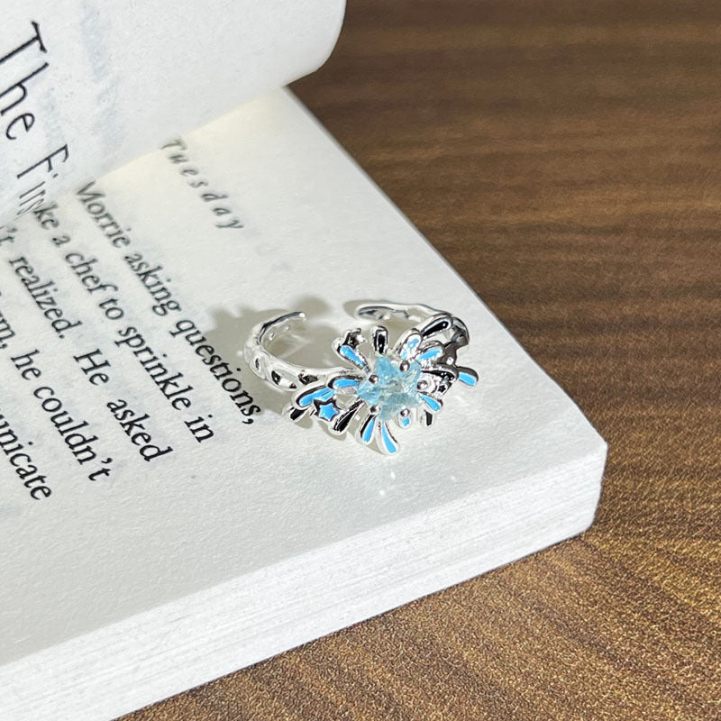 Asterism Sweet Cool High-grade Open Female Personality Atmosphere Light Luxury Rings