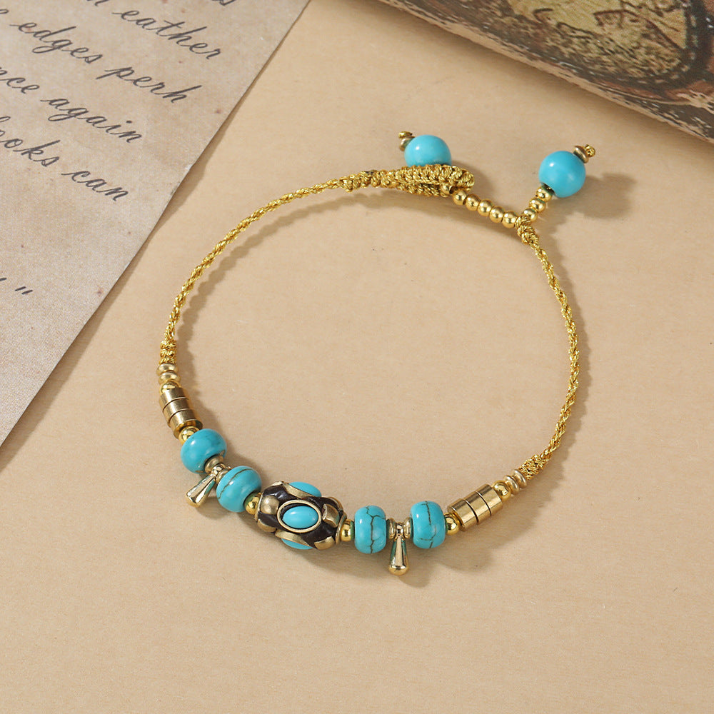Women's Nepal Tibetan Vintage Exotic Ethnic Style Design Chinese Bracelets