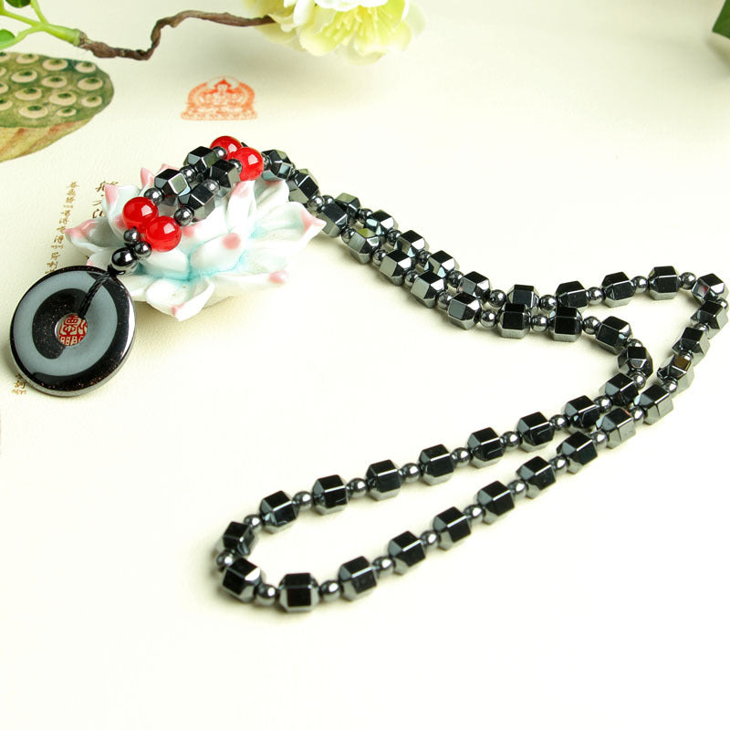 Versatile Glamorous Magnet Sweater Chain Hematite Bracelet