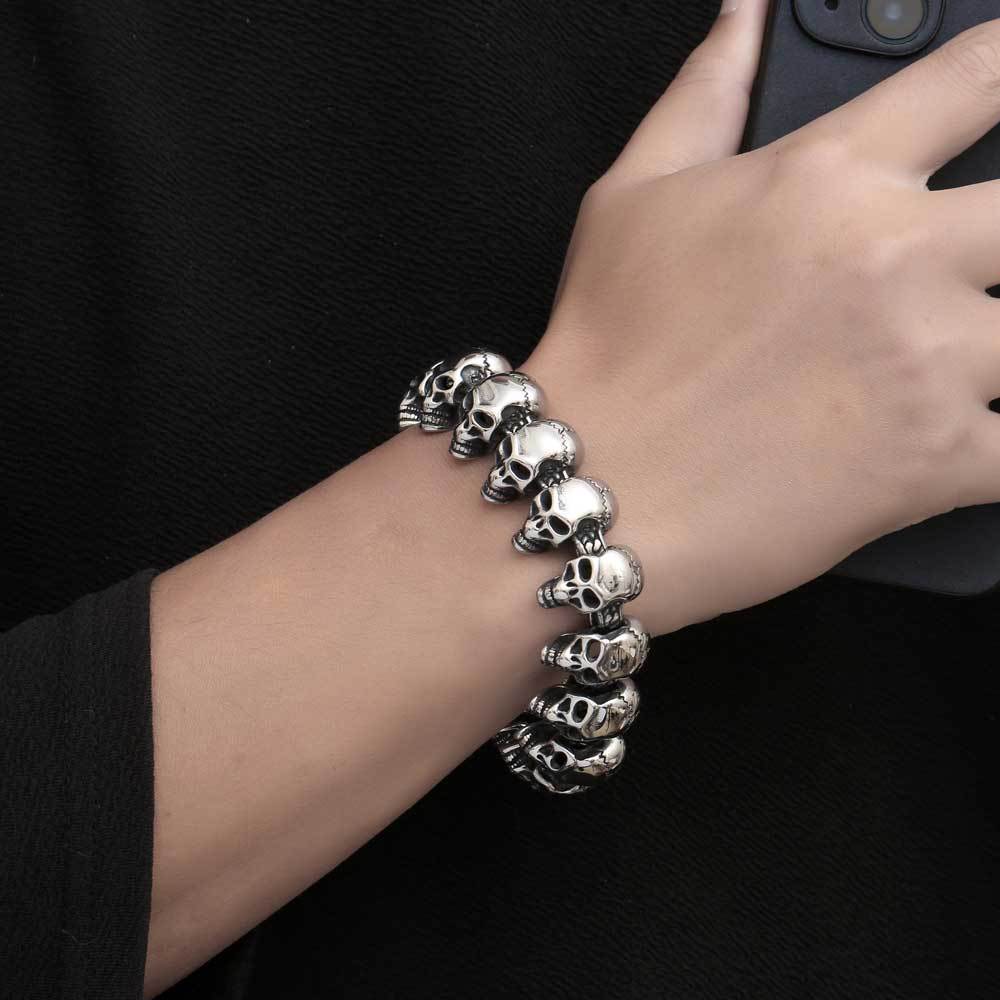 Retro Titanium Steel Trendy Fashionable Man Bracelets