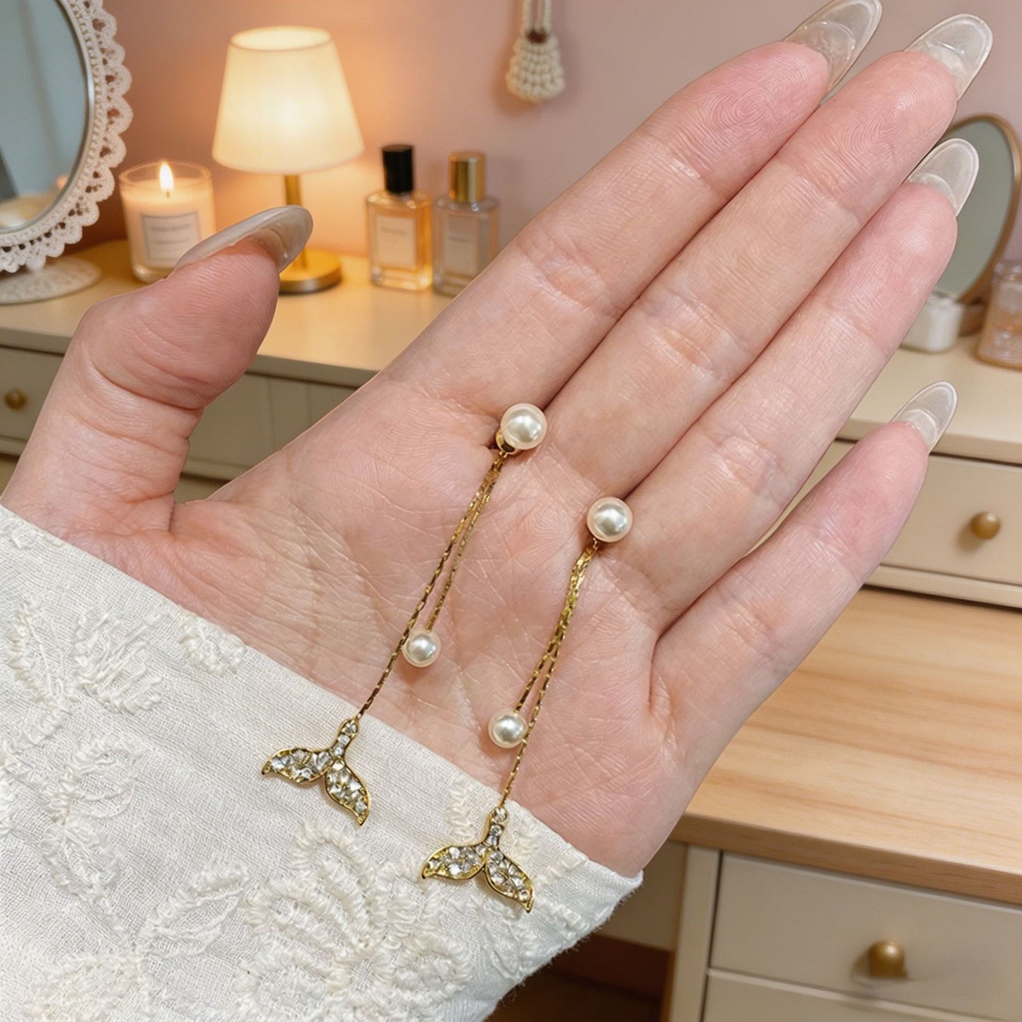 Luxury Long Fringe Simple Graceful Female Ear Clip