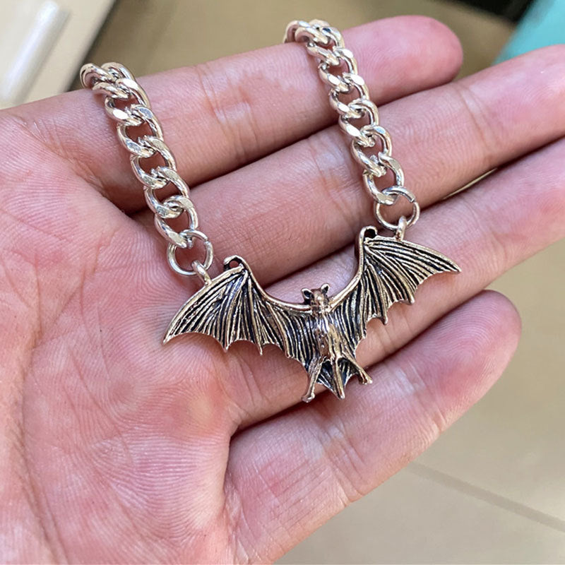 Handmade Jewelry Accessories Creative Horror Bat Necklaces