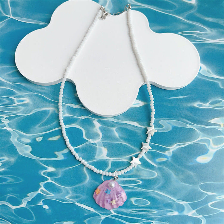 Female Summer Niche Design Sweet Cool Hot Style Clavicle Necklace