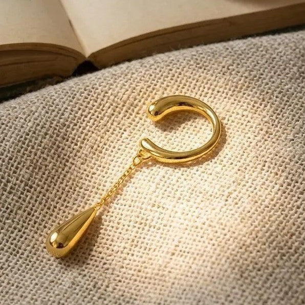 Temperamental Cold Style Simple Versatile Personality Tassel Water Drop Pendants