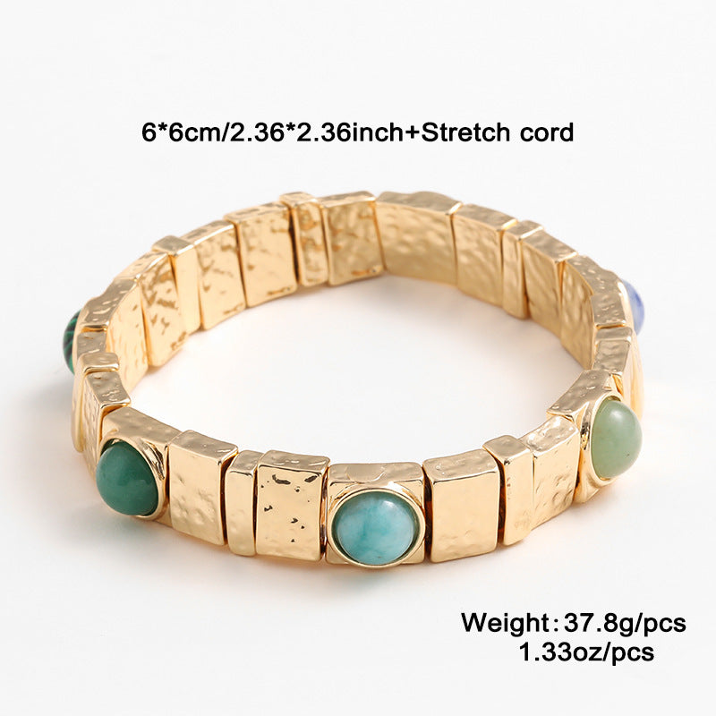 Antique Fashion Design Popular Imitation Turquoise Tigereye Bracelet