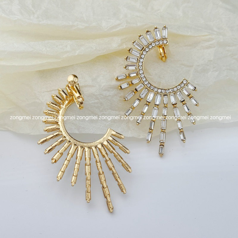 Fireworks Screw Personality High Class Elegant Design Bright Contrast Color Rings