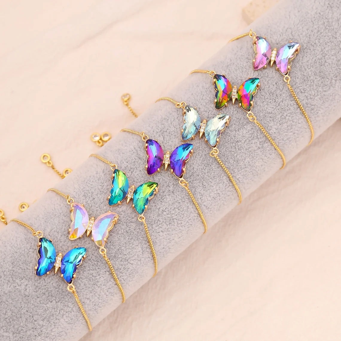 Women's Zircon Butterfly Simple Affordable Luxury Fashion Bracelets