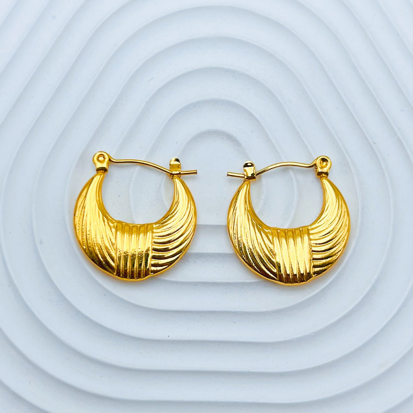 Tassel Ear Clip Female Stainless Steel Niche Exaggerated Earrings