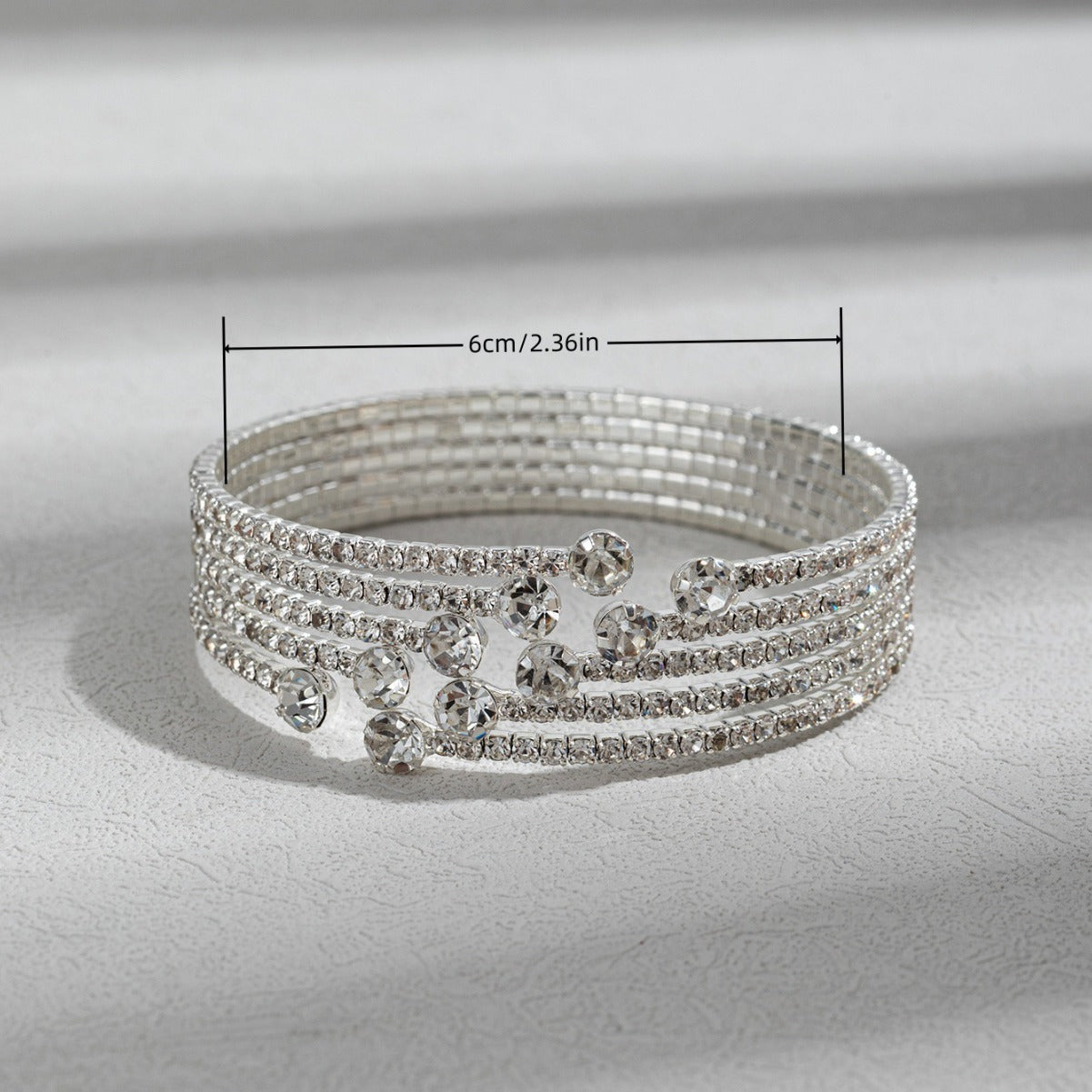 Korean Style Fashion Rhinestone Elastic Diamond Bracelet