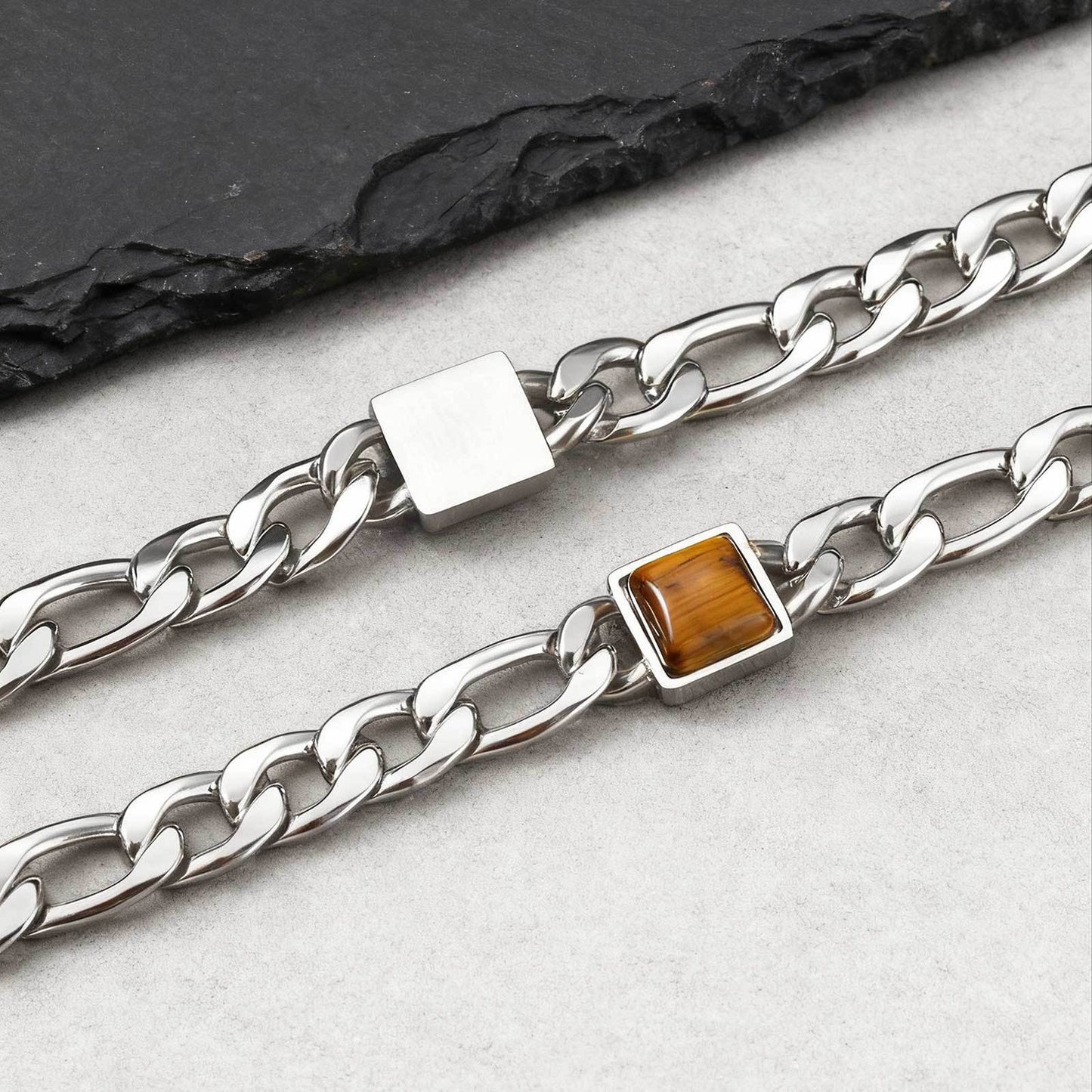 Men's Steel Hip Hop Fashion Three To Bracelets