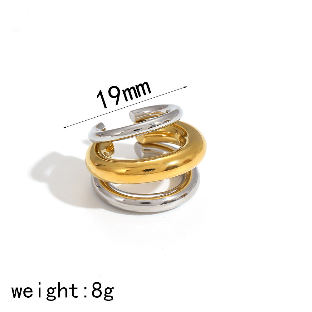 Summer Titanium Steel Clips No Pierced High-grade Sense Ear Clip