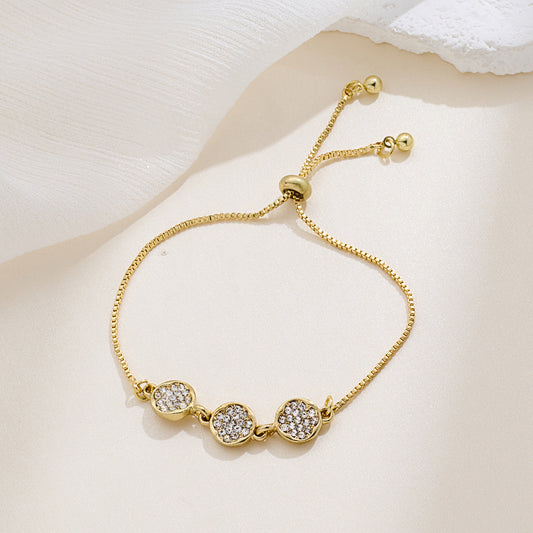 Women's Light Luxury Cold Style Metal Design Classic Vintage Bracelets