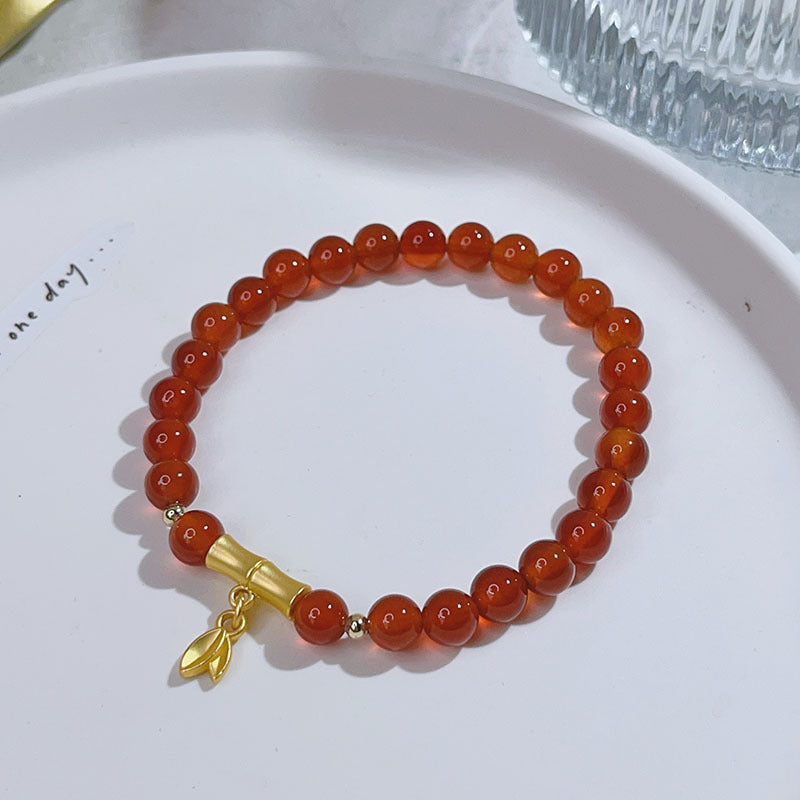 Agate Lucky Bag Zodiac Dragon Birthday Bracelets