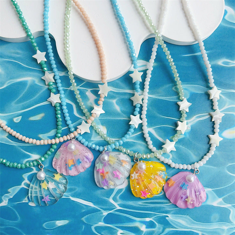 Female Summer Niche Design Sweet Cool Hot Style Clavicle Necklace