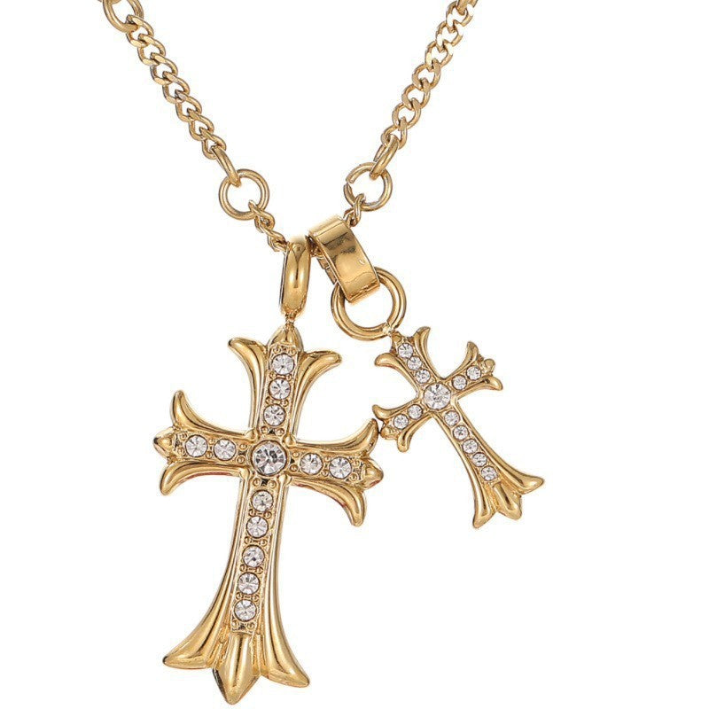Women's & Men's High-grade Twin Sweater Chain Special Interest Necklace