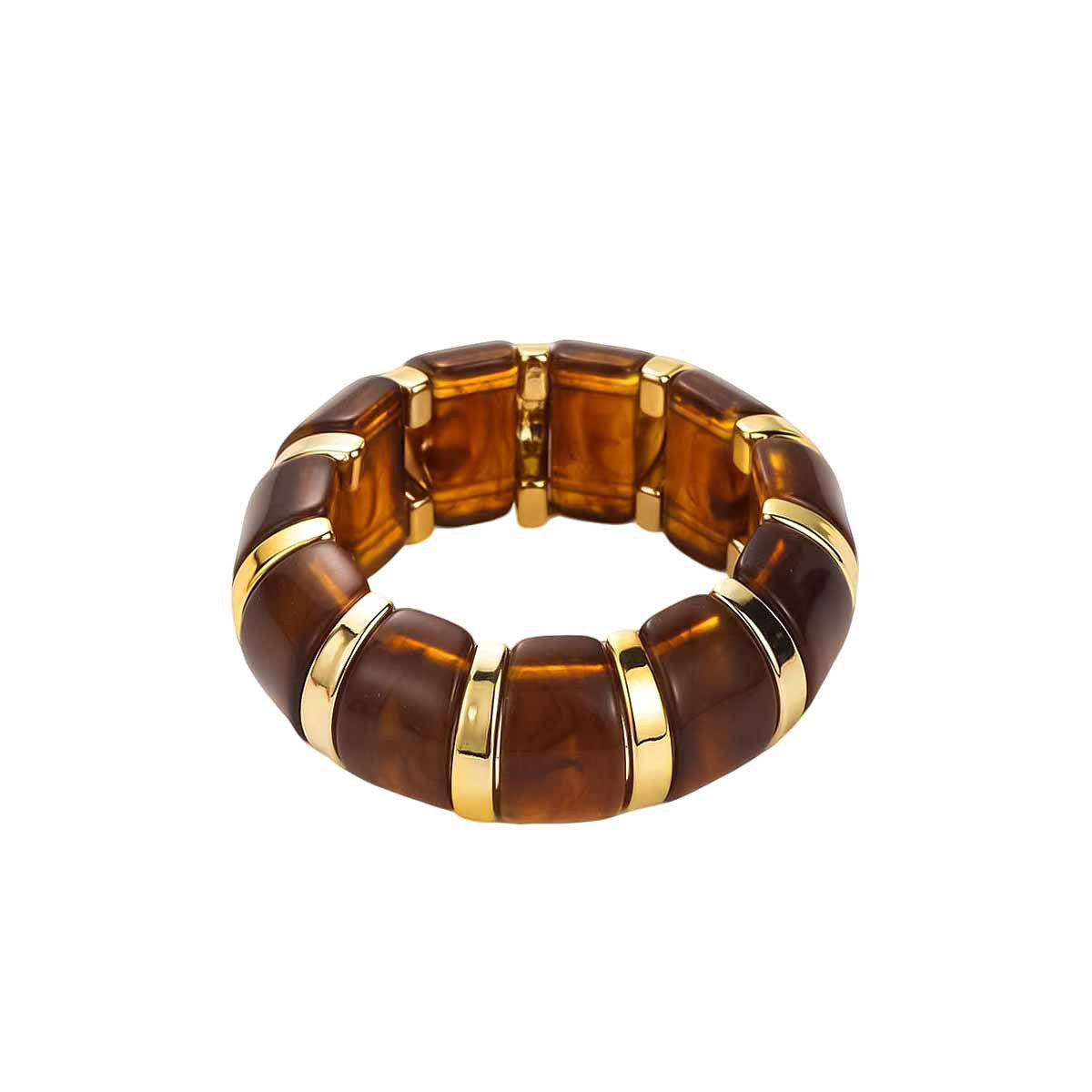 Fashion Exaggerated Geometry Irregular Resin Beaded Bracelet