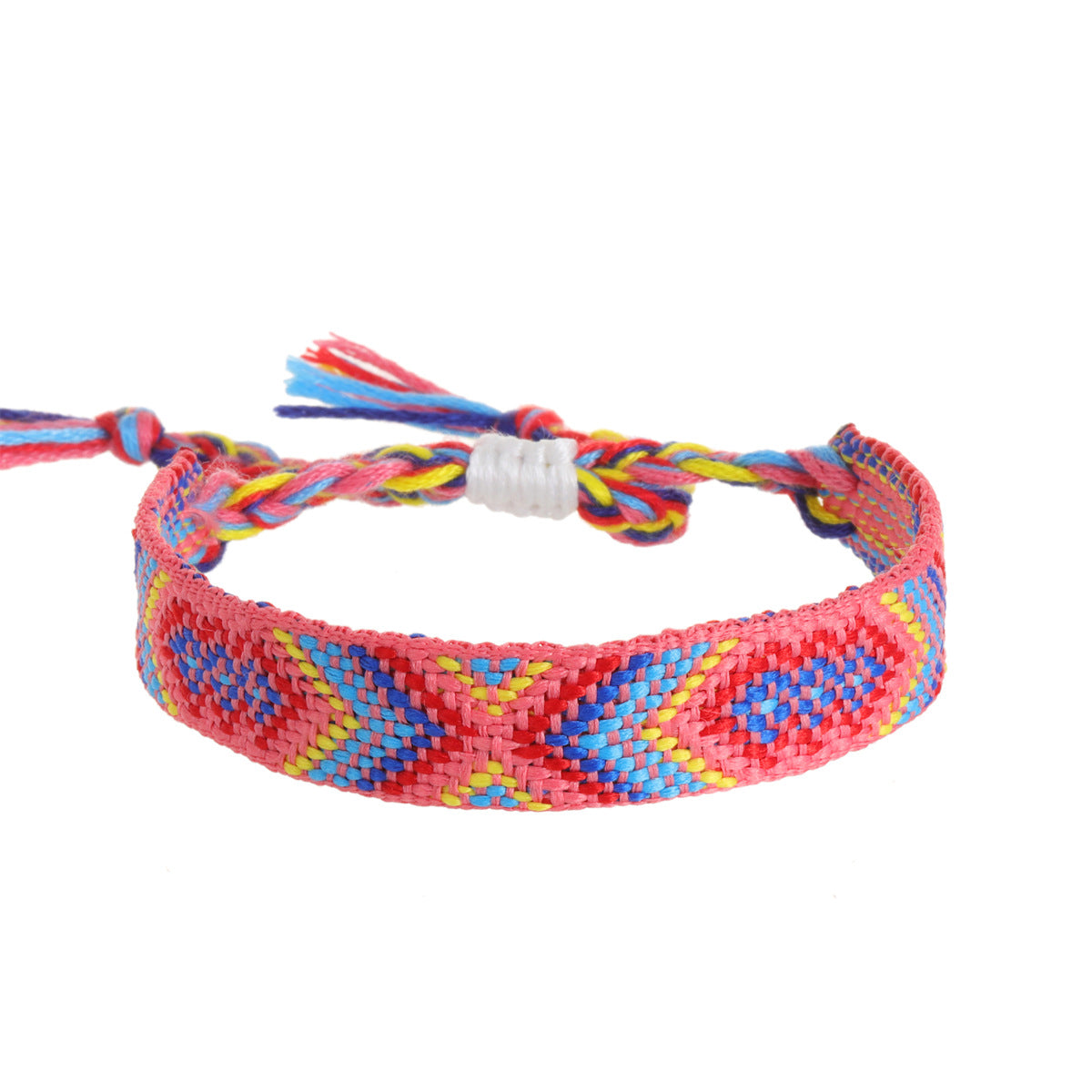 Bracelets d'amitié à pampilles bohème tissés pour femmes