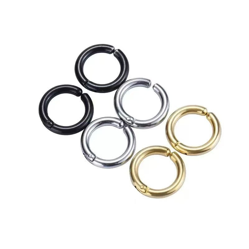 Men's Trendy Stainless Steel Double-sided Clips Simple Ear Clip