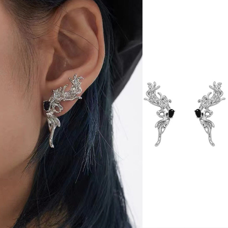 Women's Series Niche Design Irregular Ear Style Earrings