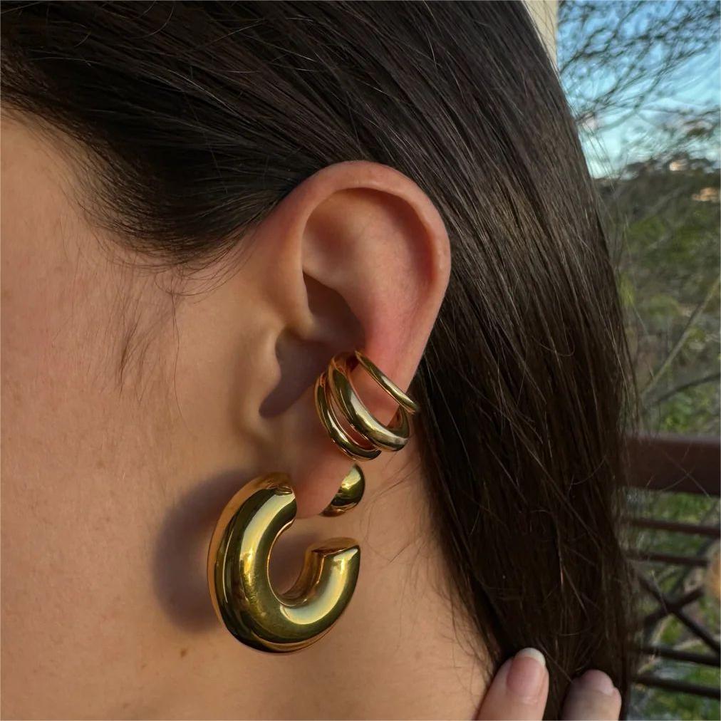 Summer Titanium Steel Clips No Pierced High-grade Sense Ear Clip