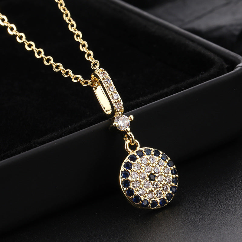 Fashion Devil's Eye Pendant Neck Accessories Necklaces