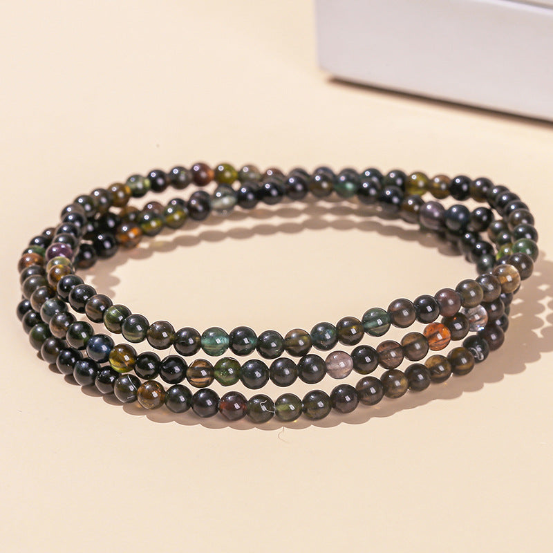 Natural Crystal Stone Collection Round Beads Bracelet
