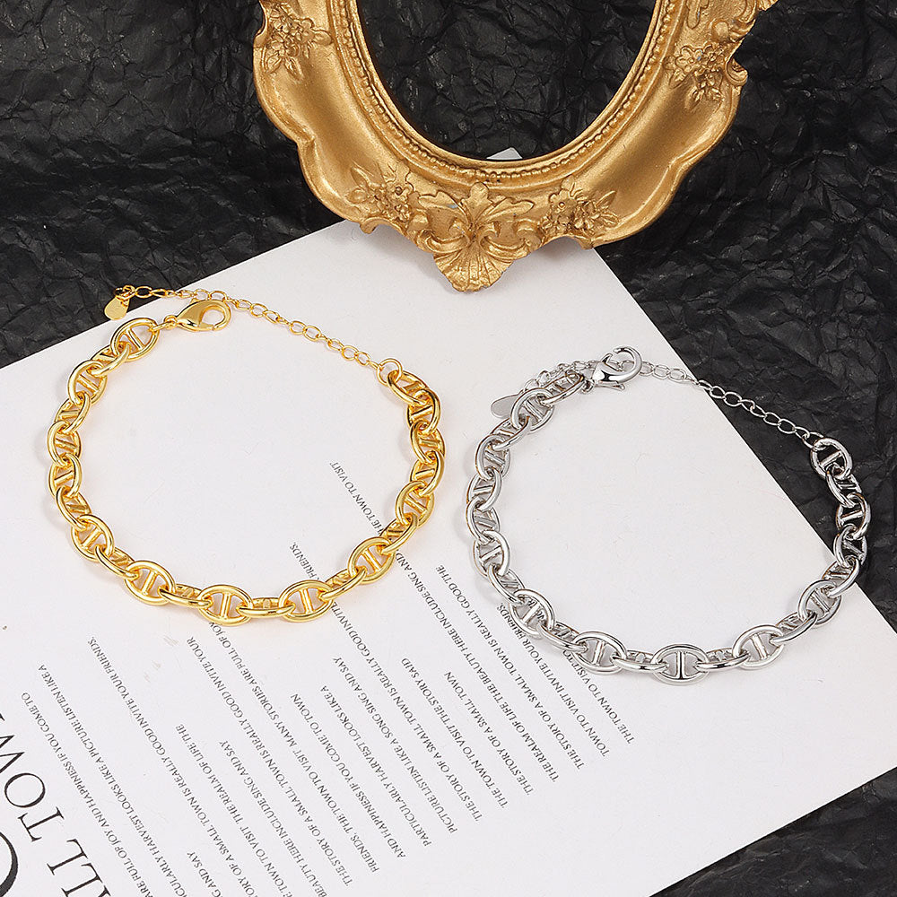 Geometric Metal Exaggerated Female Personality Fashion Bracelets