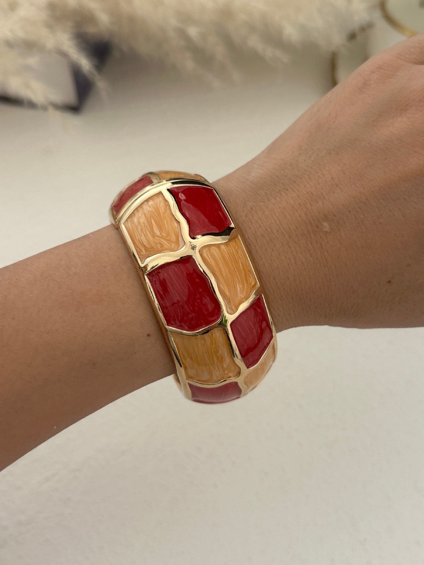 Alloy Female Personality Enamel Drop Oil Vacation Style Bracelets