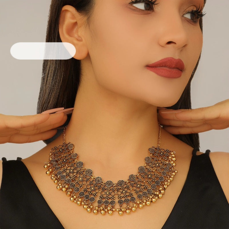Women's Vintage Exaggerated Personalized Ethnic Style Bohemian Elegant Jewelry Set