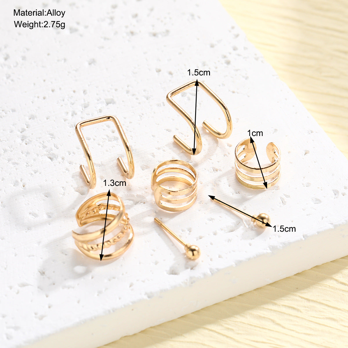 Women's Creative Simple Clips Suit Fashion Trending Ear Clip