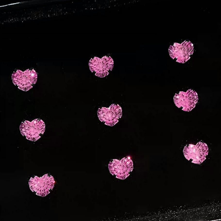 Fireworks Cut Zircon Ear Delicate Eardrops Bone Nail Pin Medical Stud Earrings