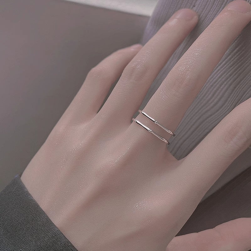 Women's Bamboo Plain For Simple Opening Exquisite Daily Ring