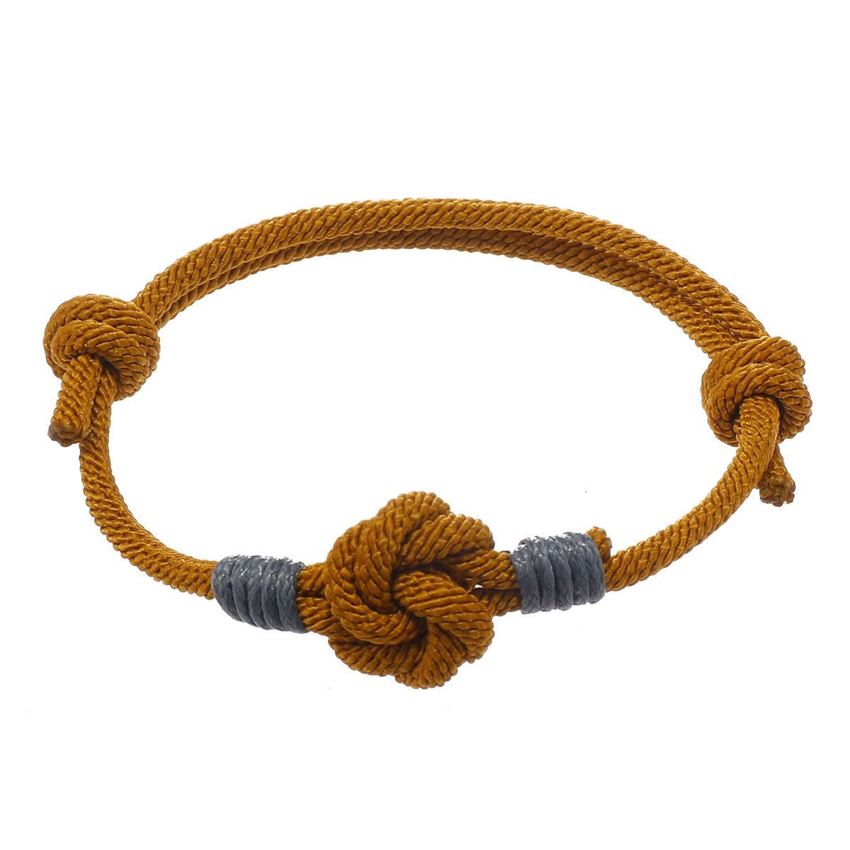 Damen- und Herrenmode, handgewebtes Seil, beliebte Mandala-Knoten und Armbänder