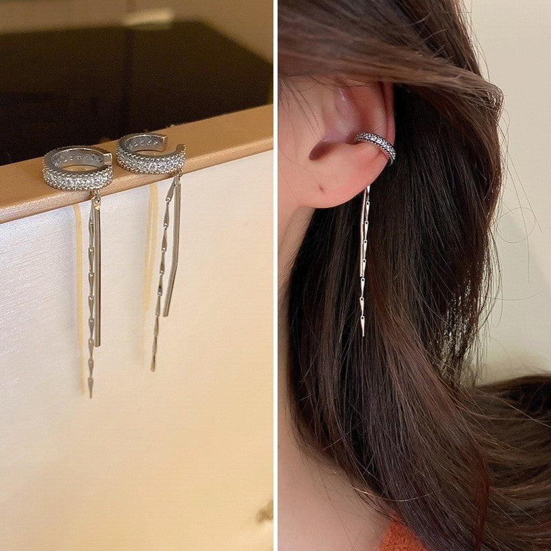 Round Bone Retro Unique Design Dignified Clips Light Luxury Ear Clip