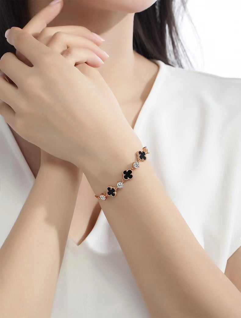 Leaf Straw Female Design For Girlfriend Bracelet