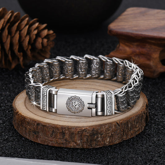 Damen &amp; Herren &amp; Wheel Thai Silber und National Fashion Pin Armbänder