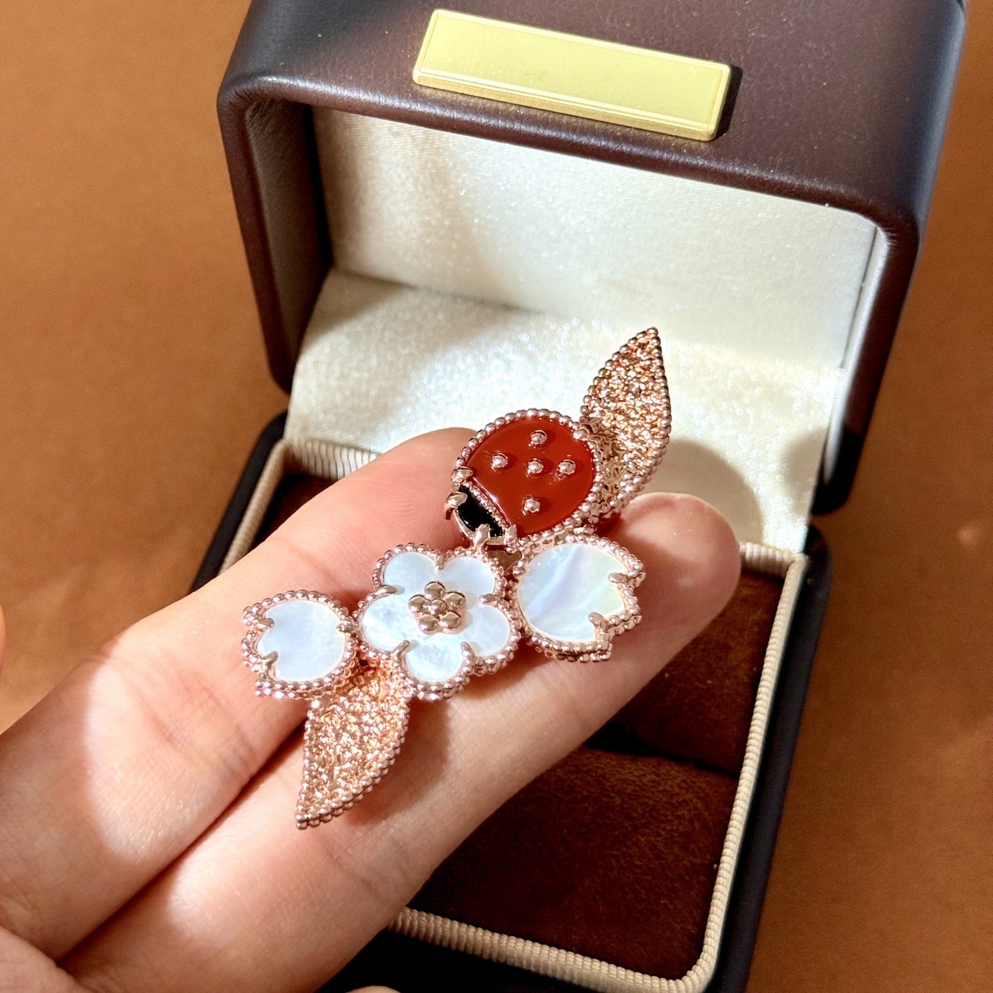 Ingenious Butterfly Flower Car Blue Green Contrast Color Fresh Elegant Jewelry Set
