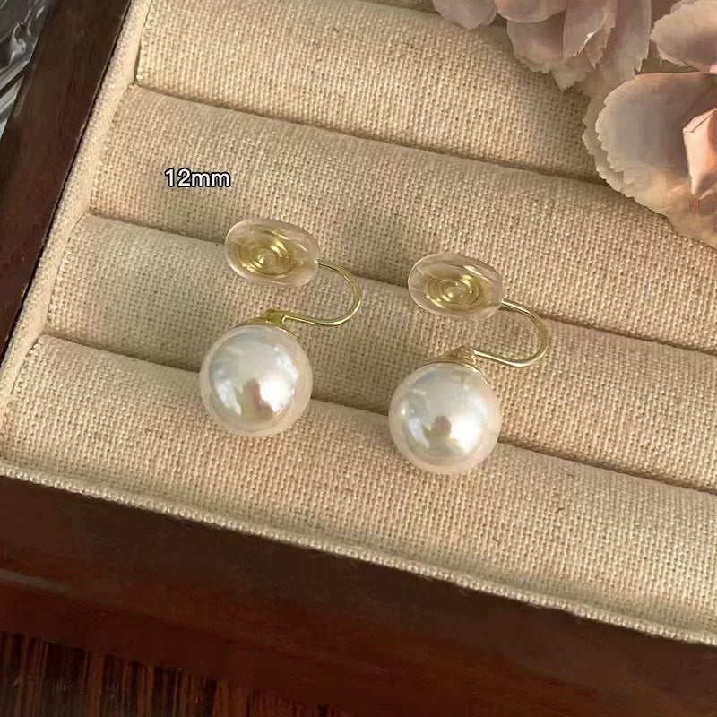 Style Elegant Faux Pearl Clips Female Mosquito Coil Niche Rings