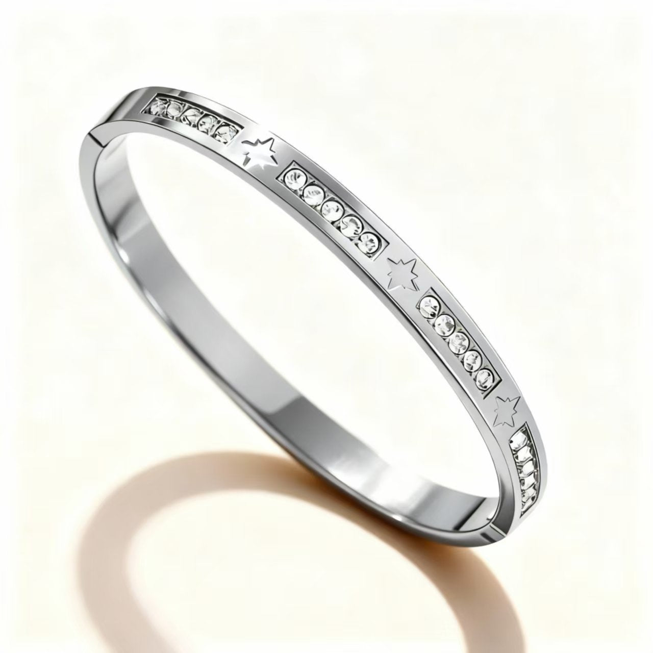 Titanium Steel Female Diamond High-grade Stainless Bracelet