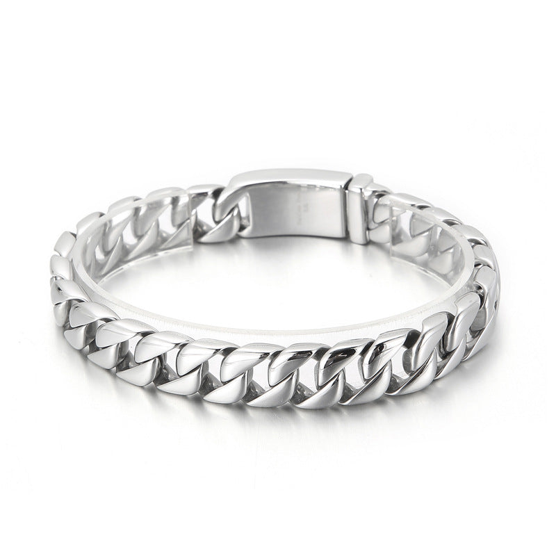 Men's Korean Style Simple Titanium Steel Fashion Bracelets