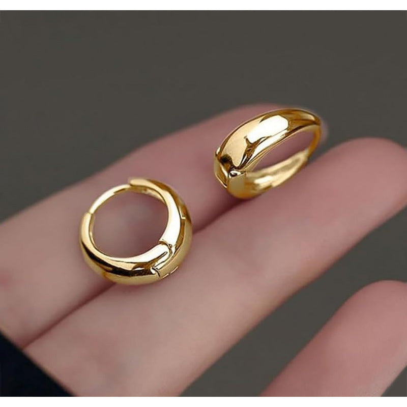Women's Trendy Electroplated Exquisite Three-piece Personalized High Earrings