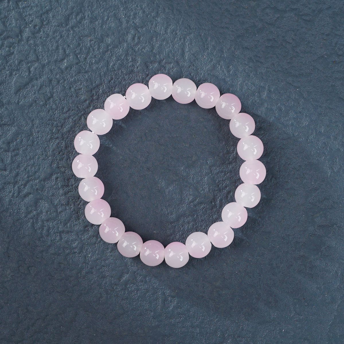 Pink Purple Crystal Female Pliable Temperament Rosary Decompression Bracelets