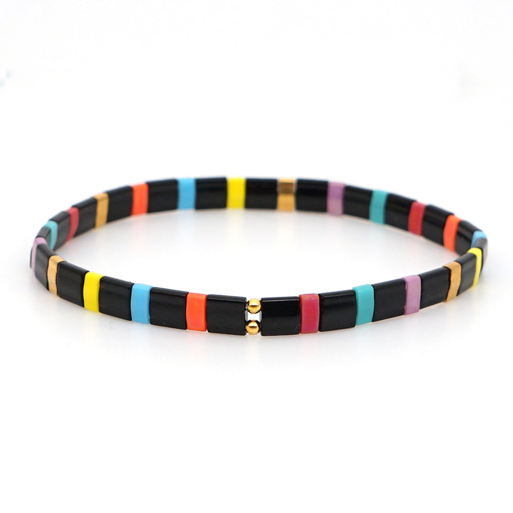 Fashion Beaded Square Tiny Bohemian Ethnic Bracelets