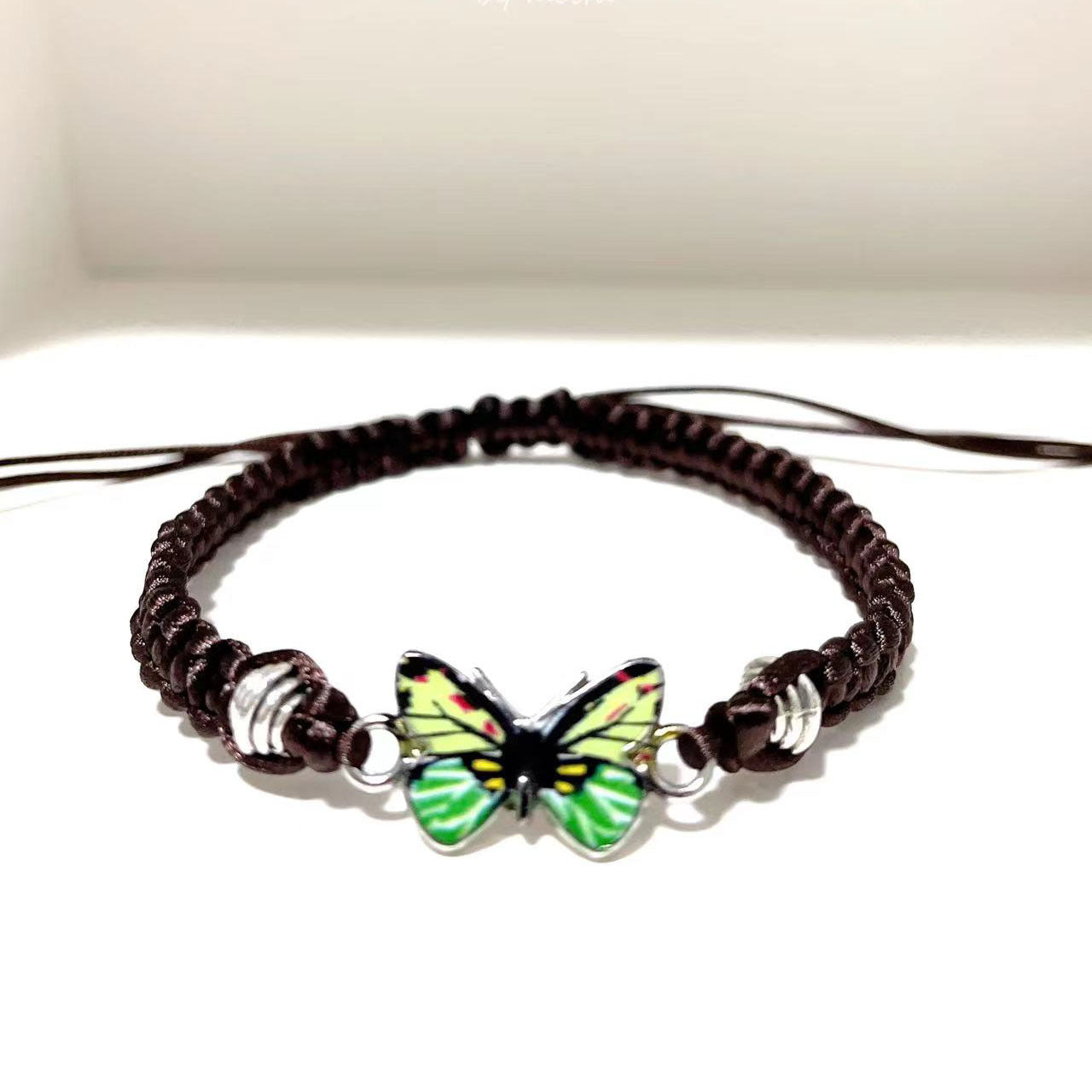 Multicolor Butterfly Couple Adjustable Fashion Friendship Bracelets