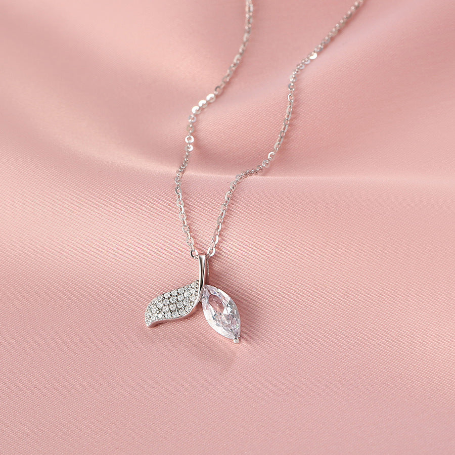 Hot Titanium Steel For Light Luxury Clavicle Chain The Rest Necklace