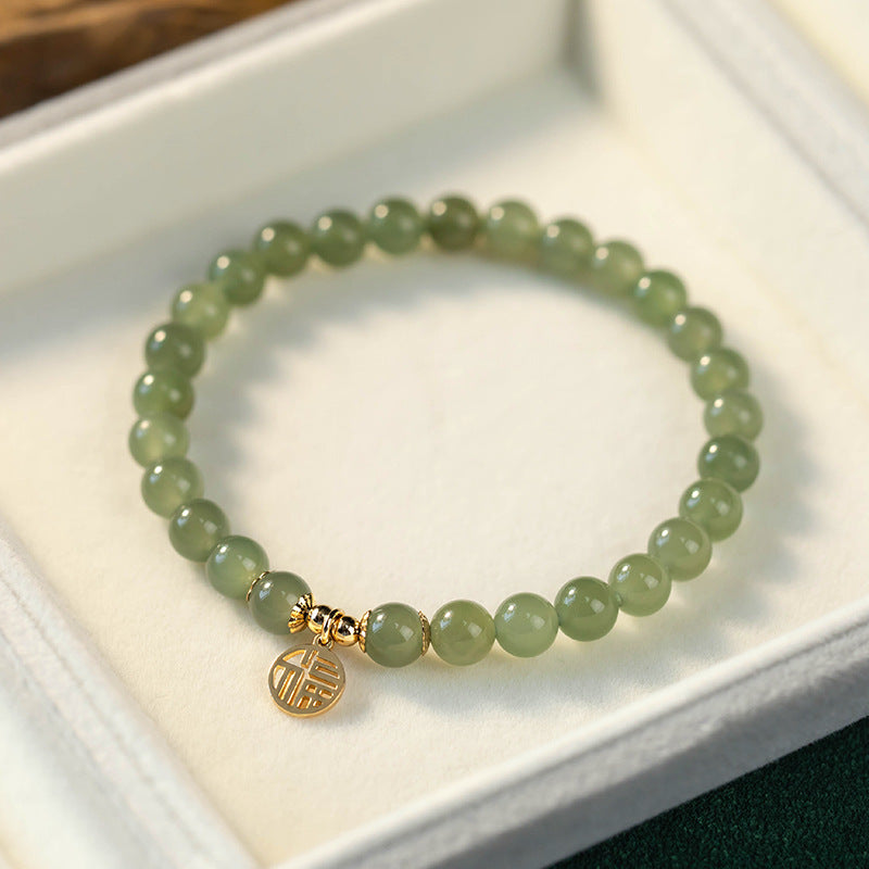 Blessing Card Jade Female Design Style Bracelets