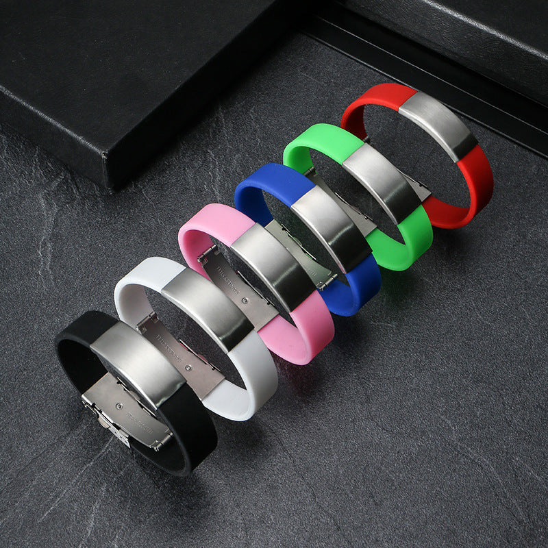 Titanium Steel Gift Birthday Present Personalized Bracelets