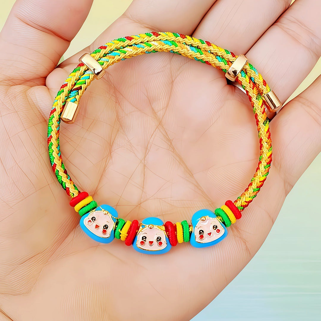 Colorful Wire Carrying Strap Adult Perfume Bag Dragon Boat Festival Bracelets
