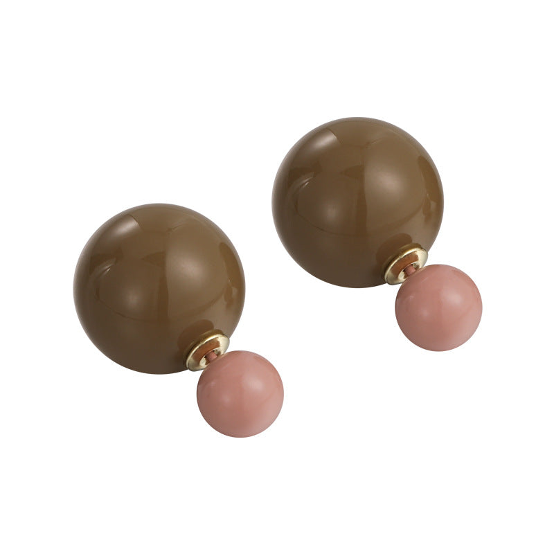 Cute Bubble Gum Double-sided One Style For Earrings