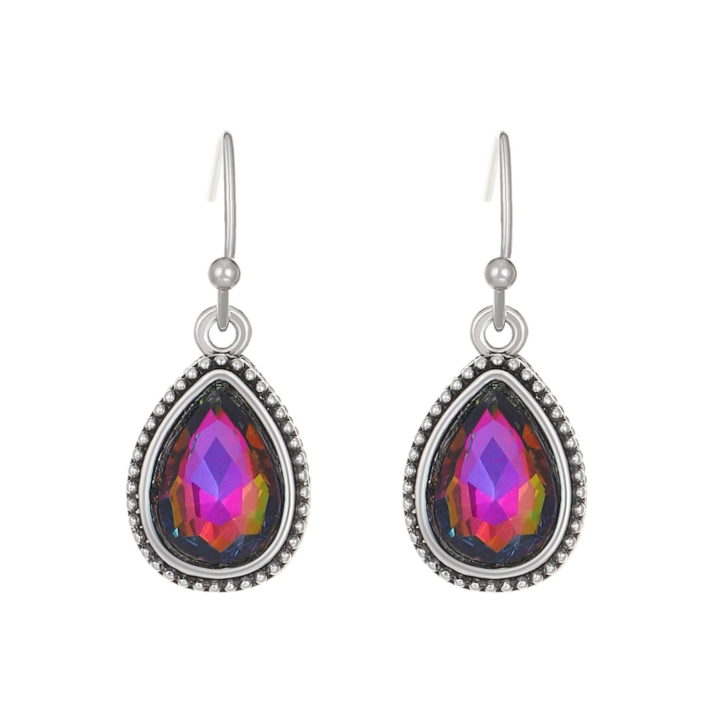 Women's Drop Ethnic Style Creative Design Crystal Earrings